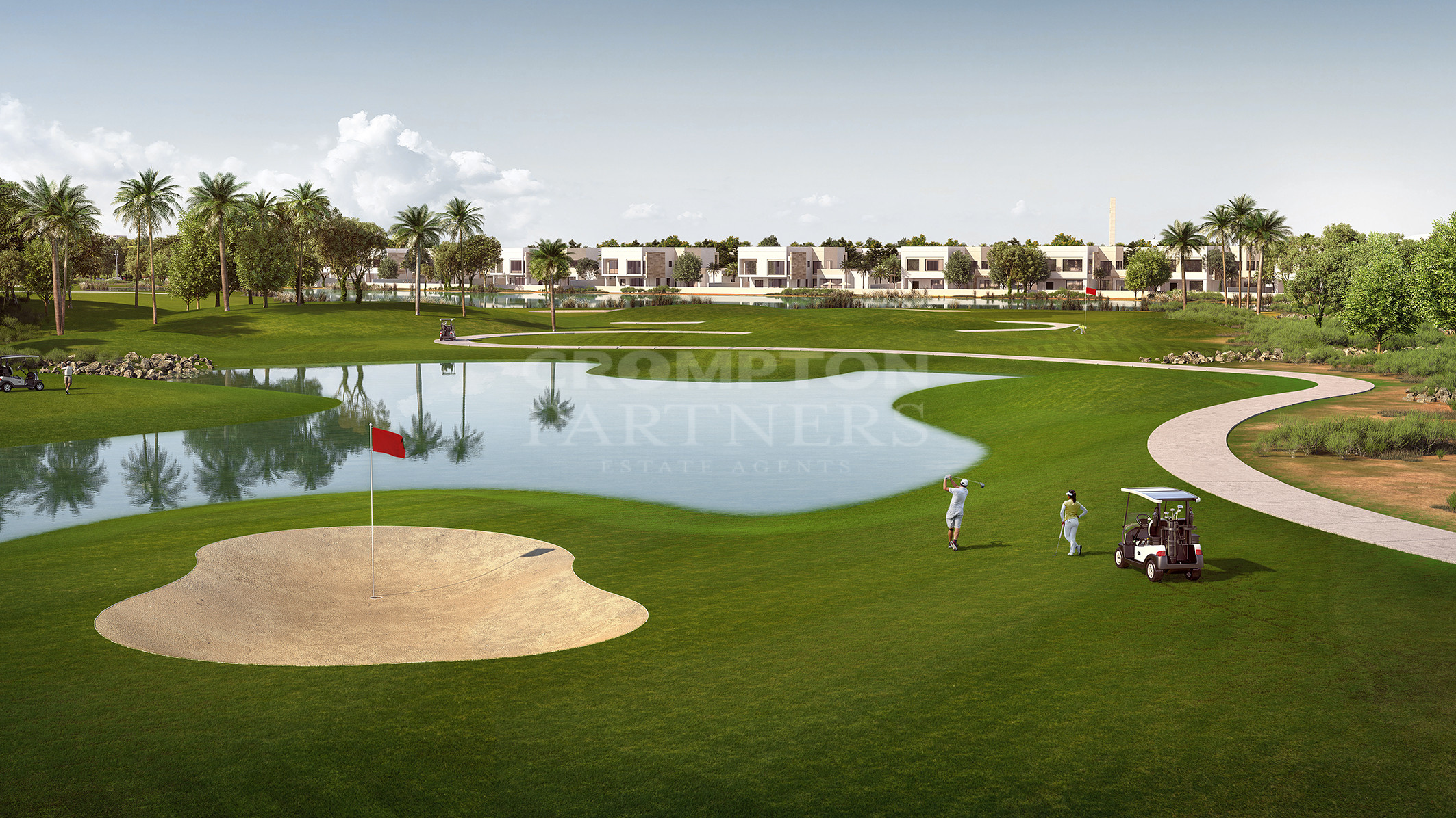 Full Golf View | Single Row | Luxury Villa