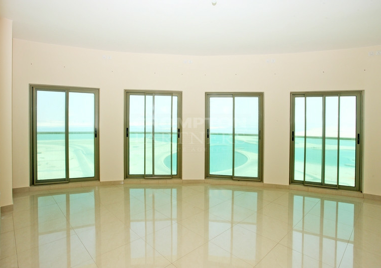 Zero Fees | 2 BR + Study | Sea View | High Floor